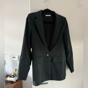 Reformation Black Blazer